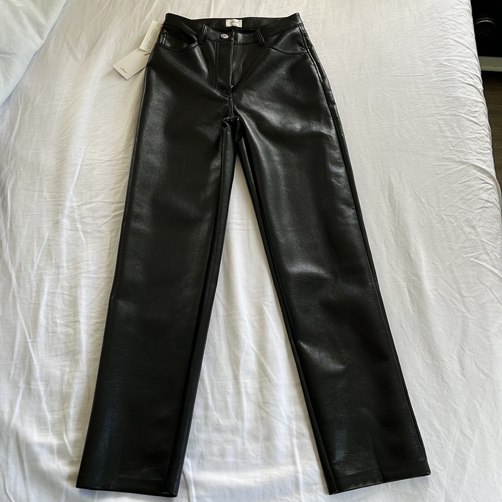 Aritzia Melina Leather Pants